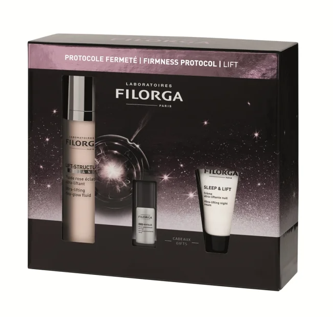 Filorga Lift Structure Xmas 2025 cofanetto con fluido 50 ml + siero 5 ml + crema notte 15 ml - Cofanetto Regalo Beauty